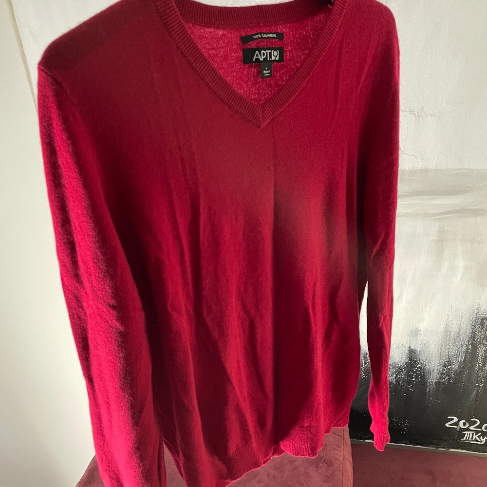 00% Cashmere Sweater  , Apt.9 Brand , Large size